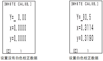 CR400色差儀白色校正